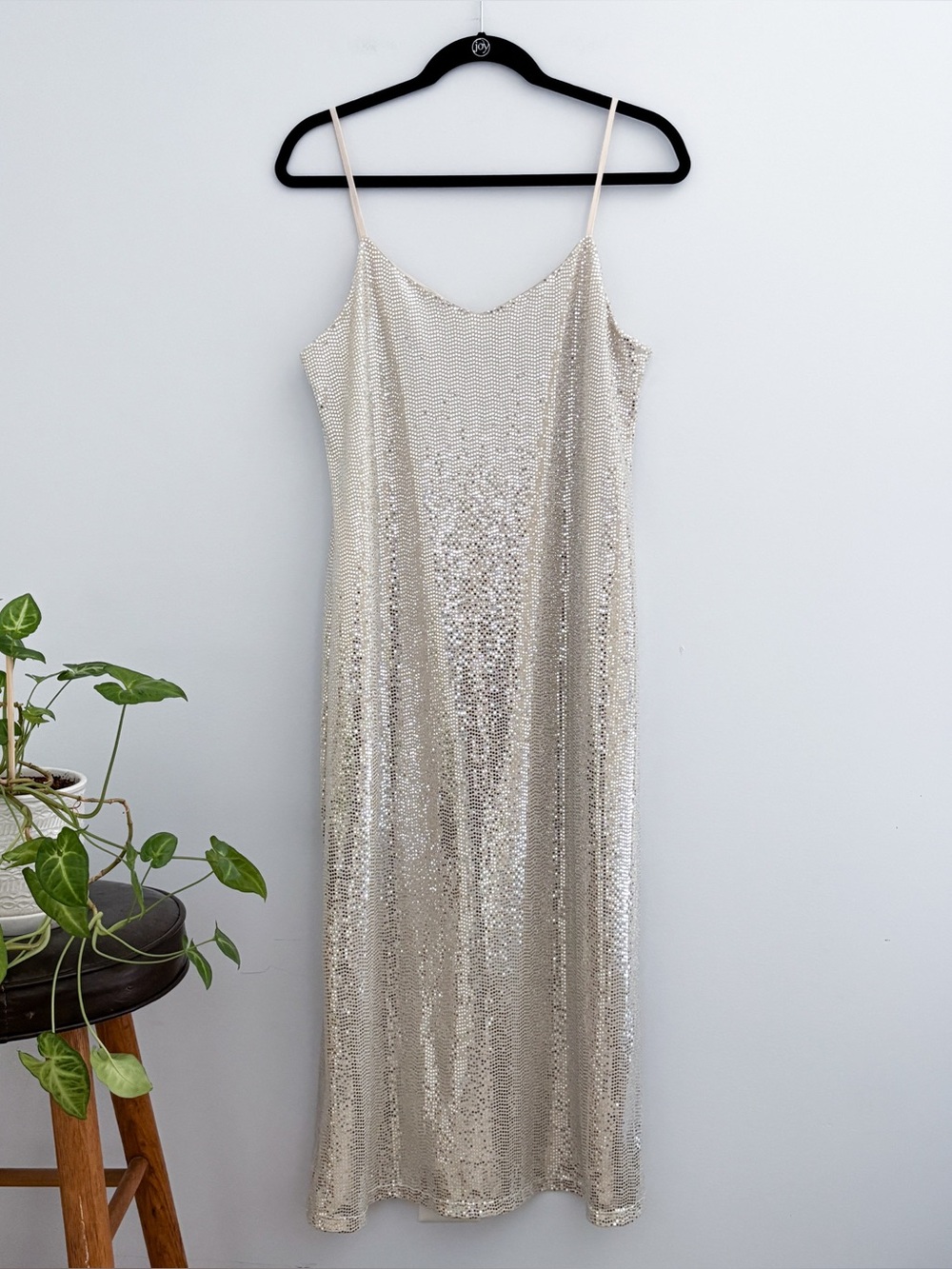 Anne Klein Sequin Slip Dress